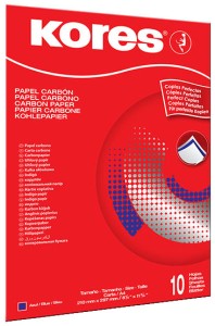 Papier carbone bleu – 10 feuilles