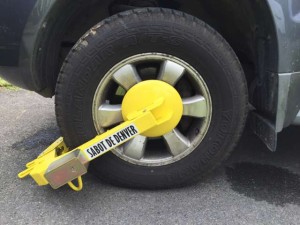 PINCE D’IMMOBILISATION POUR GRAND VEHICULE (4×4, SUV, etc.)- Sabot de Denver